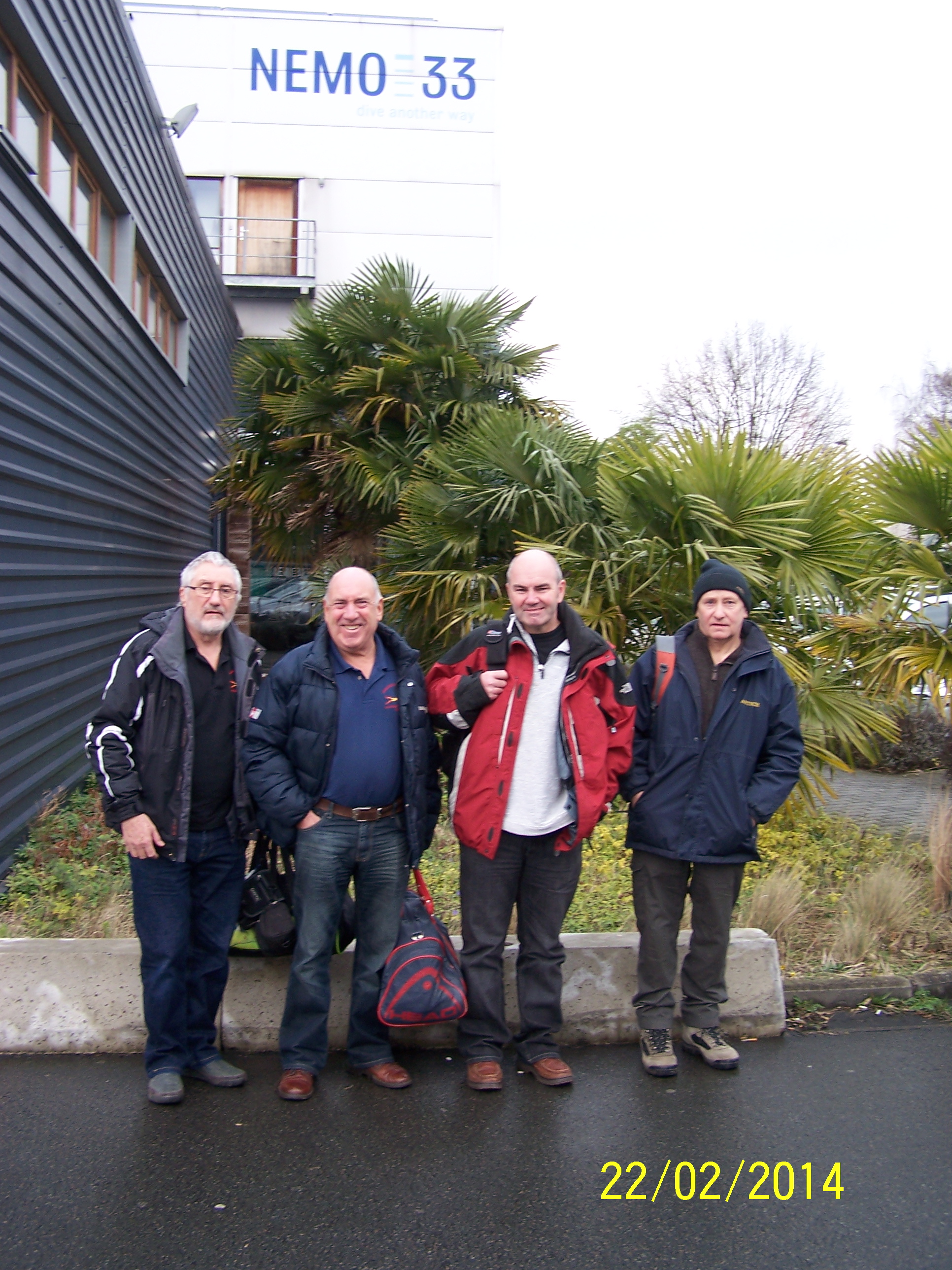 Outside Nemo 33 Building holding the 33 metre pool 