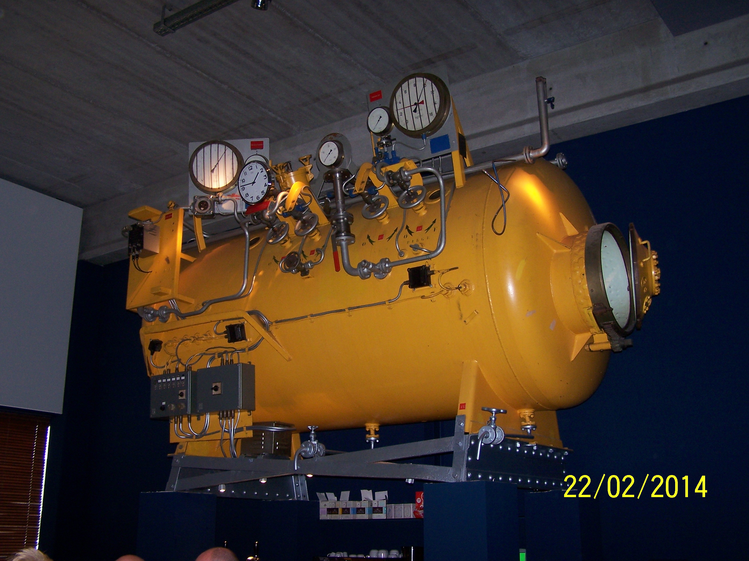 Display inside Nemo33 in Belgium