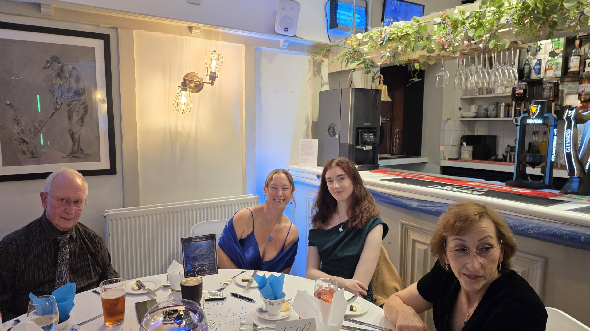 Moldavia Table Awards Fifty year anniversary dinner Alsager sub aqua club