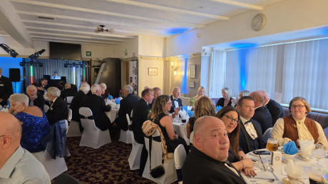 Tables Awards Fifty year anniversary dinner Alsager sub aqua club