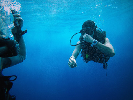 Two divers
